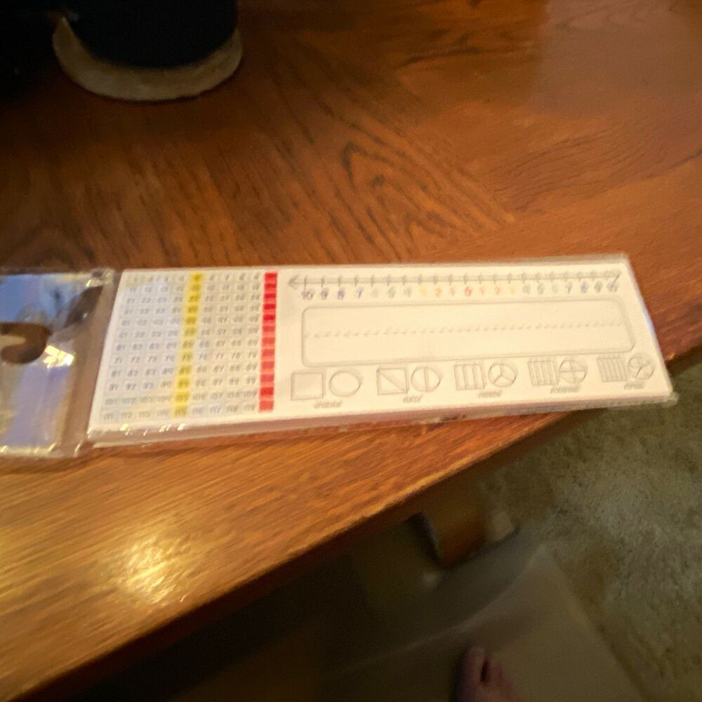 EAI Education Math Desk Name Plate Number Chart 1-120 w/ Fractions & 0-10 Line